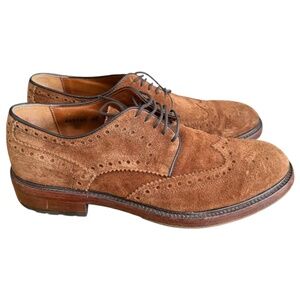 Antonio Maurizi Wingtip Suede Oxford, Brown